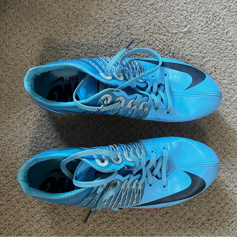 Nike Blue Sprint Spikes Men’s